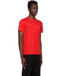 Lacoste Red Crewneck T Shirt