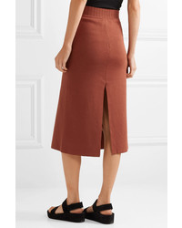 SIMON MILLE Luz Cotton Blend Midi Skirt