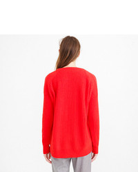 J.Crew Collection Cashmere Oversize Ribbed Sweater