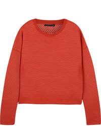 Theory Tamrist Textured Knit Sweater