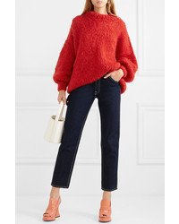 The Knitter The Bubblegum Oversized Wool And Sweater