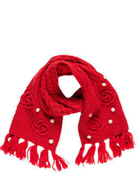 Cacharel Cable Knit Scarf