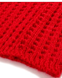 ChicNova Red Hollow Out Knitted Neck Wrap