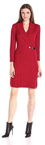 Calvin Klein 34 Sleeve Side Buckle Detail Sweater Dress, $94  |  Lookastic