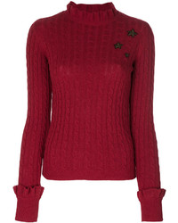 RED Valentino Cable Knit Slim Fit Jumper