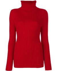 Victoria Beckham Ribbed Knitted Sweater