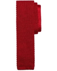 Red Knit Tie