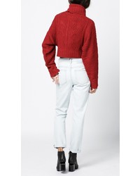 Azalea Turtleneck Crop Sweater