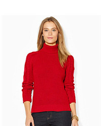 Lauren Ralph Lauren Cable Knit Turtleneck Sweater