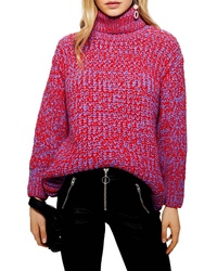 Topshop Chunky Roll Neck Sweater