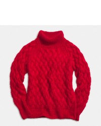 Coach Mohair Funnel Neck Sweater