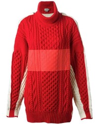 Preen By Thornton Bregazzi Chunky Knit Turtle Neck Sweater