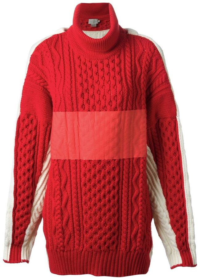 Preen By Thornton Bregazzi Chunky Knit Turtle Neck Sweater 1 190