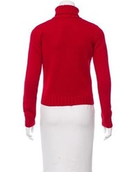 Dolce & Gabbana Rib Knit Turtleneck Sweater