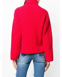 MRZ Ribbed Knit Roll Neck Sweater