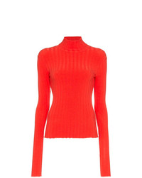 Simon Miller Ribbed Knit Roll Neck Sweater
