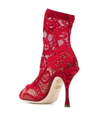 Dolce & Gabbana Lace Boots