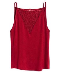 H&M Top With Lace Detail