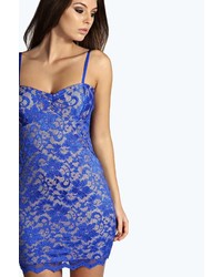 Boohoo Taylor Lace Strappy Bodycon Dress