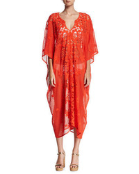 Red Lace Cover-up