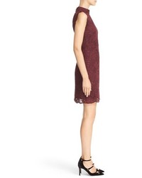 Ted Baker London Latoya Stand Collar Lace A Line Dress
