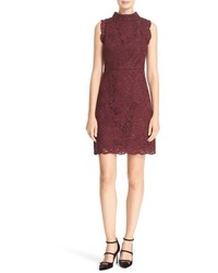 Ted Baker London Latoya Stand Collar Lace A Line Dress