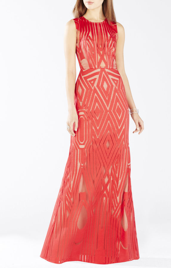 Bcbg geometric hot sale dress