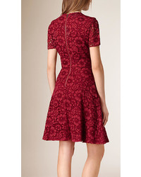 Burberry French Lace A Line Dress