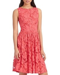 Donna Morgan Lace Fit Flare Dress