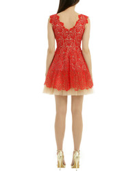 Dahlia Nha Khanh Red Lace Dress