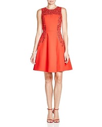 Sue Wong Sleeveless Fit And Flare Dress