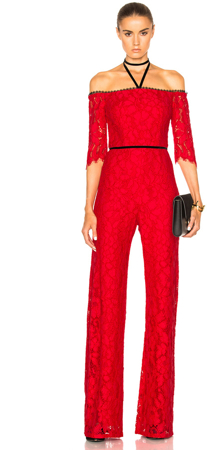 Alexis hot sale red jumpsuit