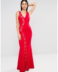Jessica Wright Maxi Dress With Lace Panel