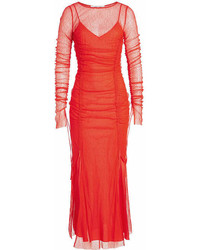 Diane von Furstenberg Maxi Fitted Lace Dress
