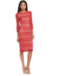 Chaya Sequin Lace Midi Dress