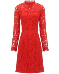Temperley London Coral Lace Coco Dress