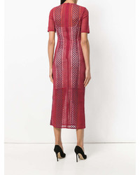 Delada Tailored Lace Midi Dress