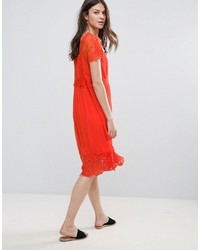 French Connection Sienna Lace Midi Dress