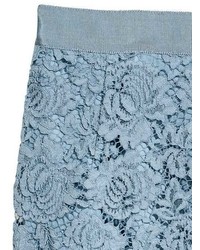 H&M Lace Pencil Skirt