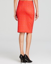 Cynthia Rowley Pencil Skirt Red Lace