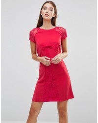 Paper Dolls Bow Front Lace Sleeve Dress