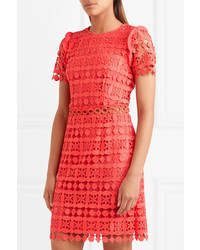 MICHAEL Michael Kors Ruffled Corded Lace And Dress
