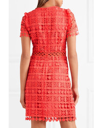 MICHAEL Michael Kors Ruffled Corded Lace And Dress