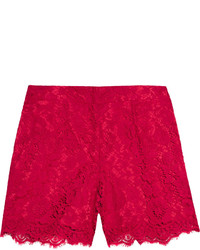 Red Lace Shorts