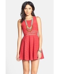 Free People Daisy Lace Fit Flare Dress