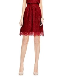Vince Camuto Scallop Lace Full A Line Skirt