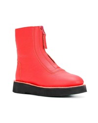 Camper Front Zip Ankle Boots