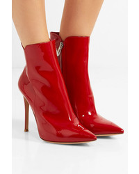 Gianvito Rossi Levy 100 Patent Leather Ankle Boots