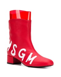 MSGM Logo Ankle Boots