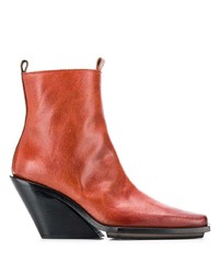 Ann Demeulemeester Pointed Toe Ankle Boots